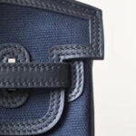 Hermes Birkin Cargo 25 Bag Dark Blue